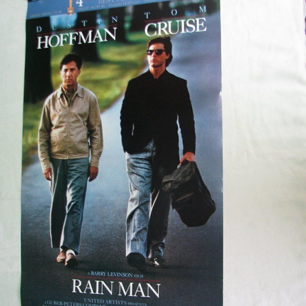 Vintage Rain Man Movie Poster